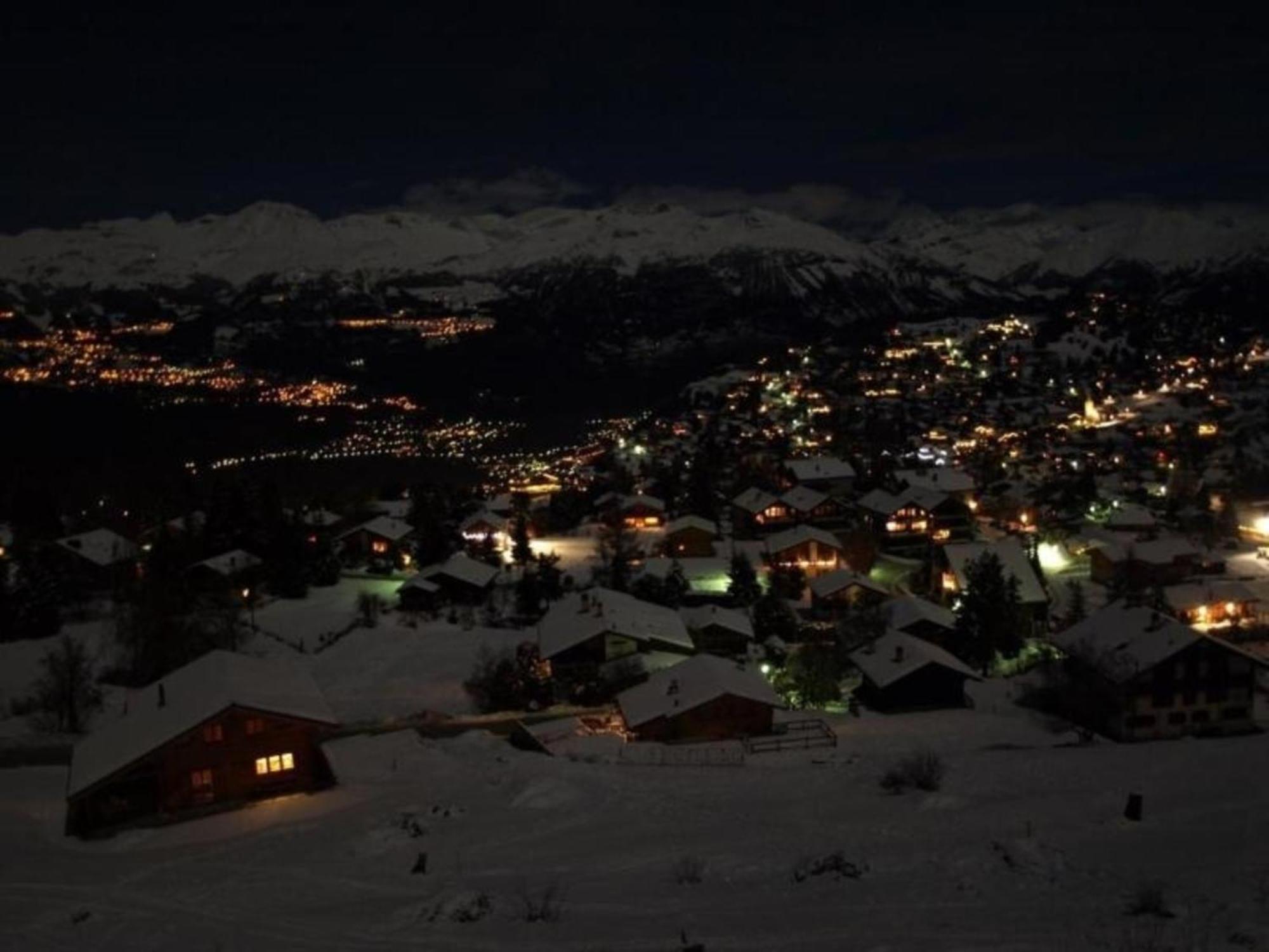 Modernes Chalet - Blue Merle Villa Vercorin Exterior photo