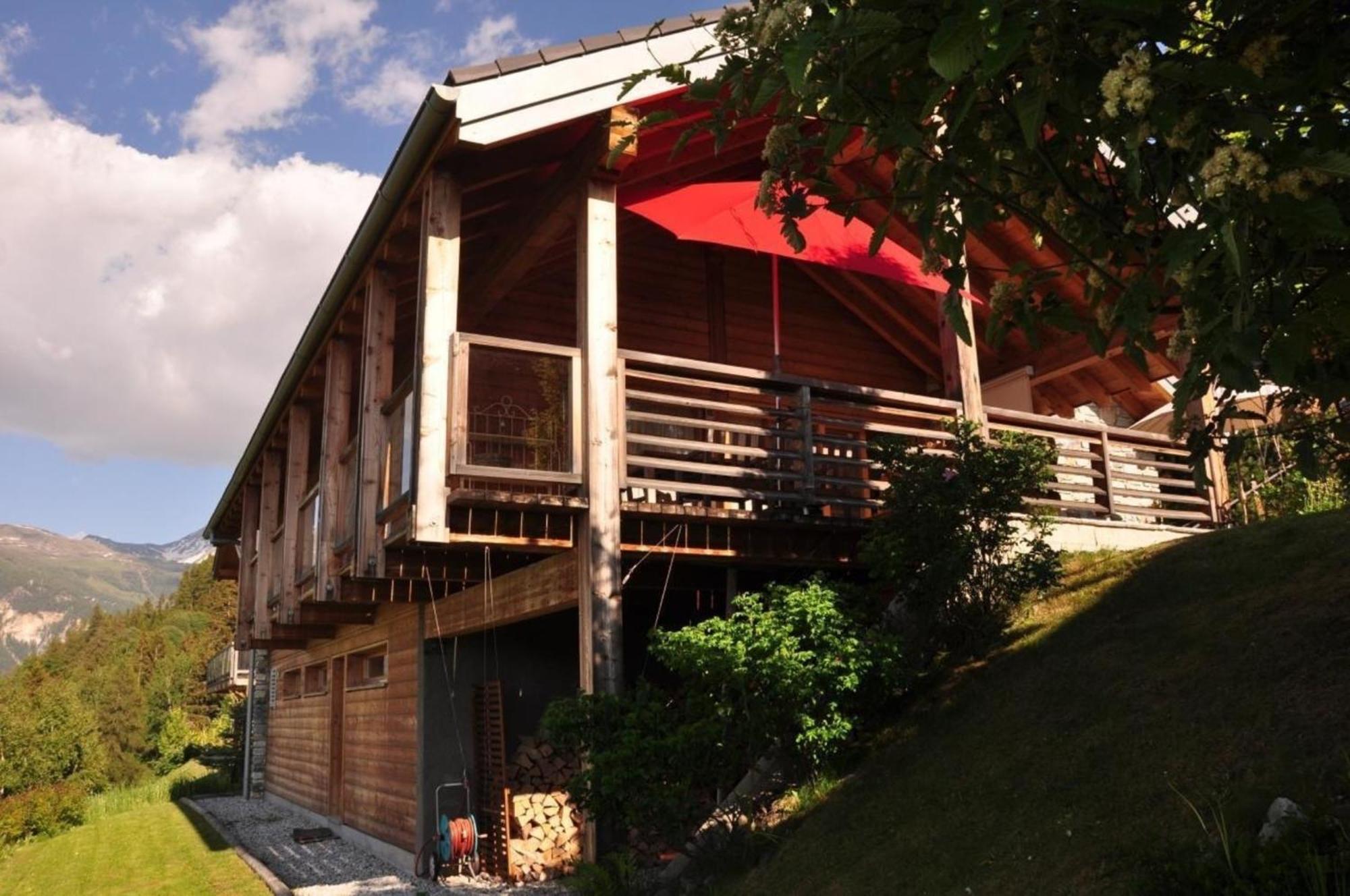 Modernes Chalet - Blue Merle Villa Vercorin Exterior photo